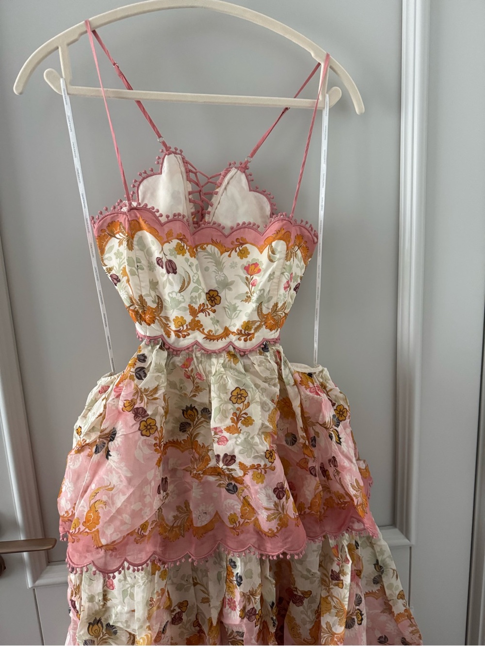 Zimmermann Laurel Frill Maxi Dress AU 2. - Picture 4 of 9